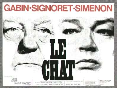 Affiche du film Le Chat de Pierre Granier-Deferre, sorti en 1971