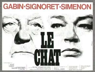 Affiche du film Le Chat de Pierre Granier-Deferre, sorti en 1971